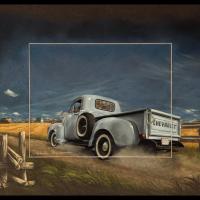 Back To The Farm (Pick Up Chevrolet) - 40 x 50 cm