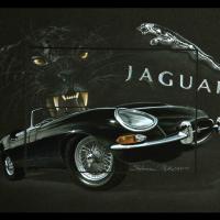 Jaguar Type E - 20 x 30 cm