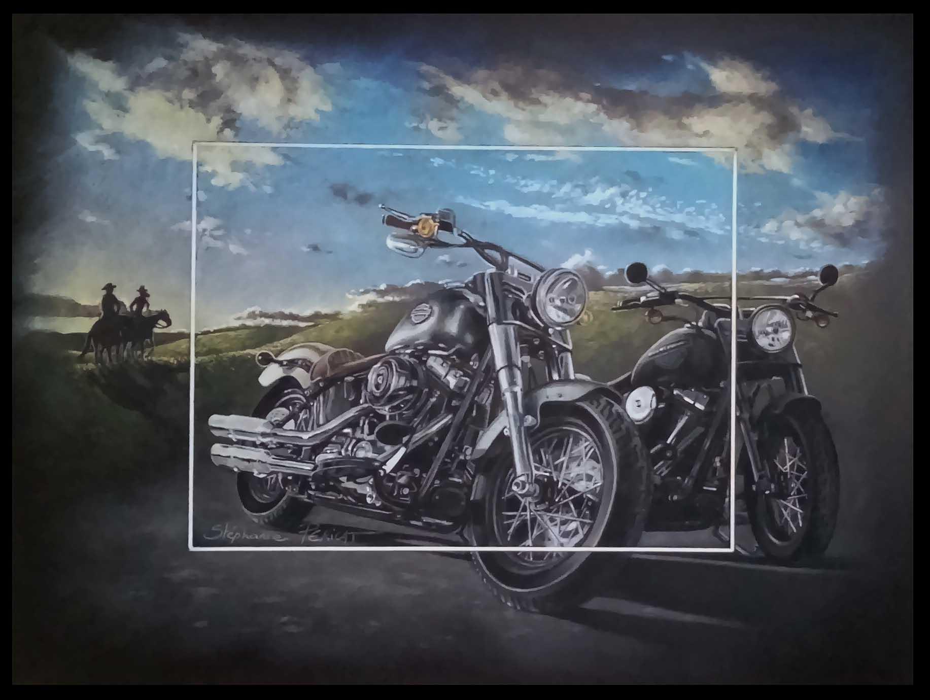 Just Ride Passion - 30 x 40 cm